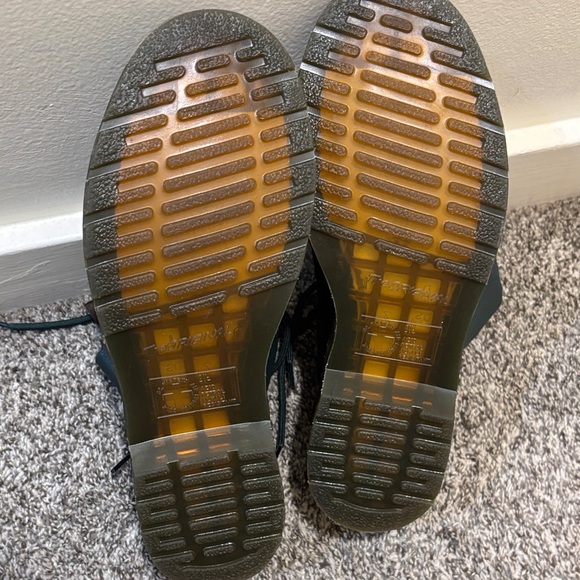 Dr. Martens Forest Green Leather Boots - Picture 4 of 8